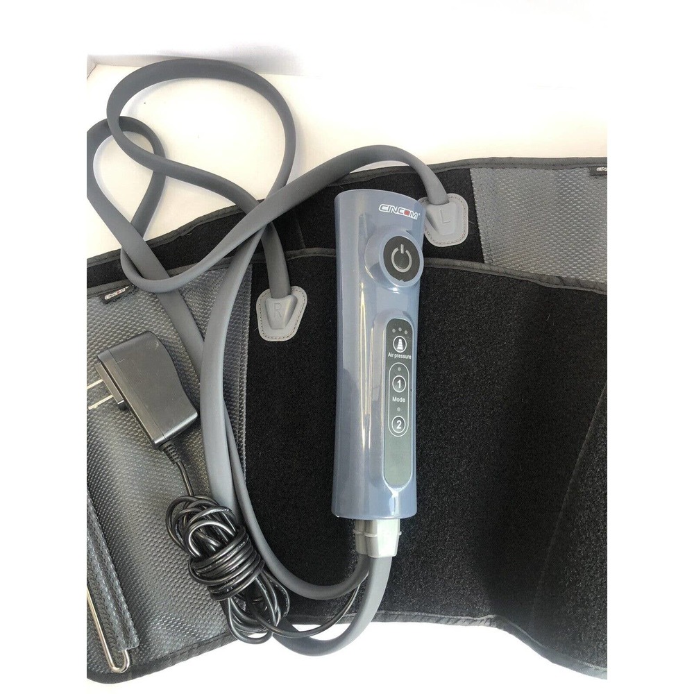 CINCOM Leg Massager for Circulation Air Compression Calf Wraps w/2 Modes CM-010A